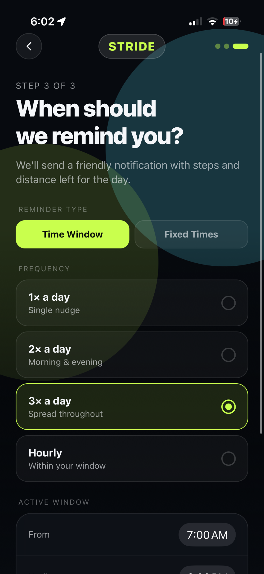 Pick your reminders